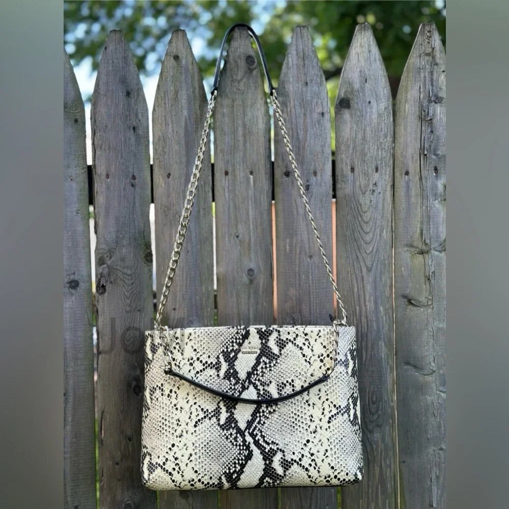 Kate Spade Emerson Lorie Snake-Embossed Leather Shoulder Bag
